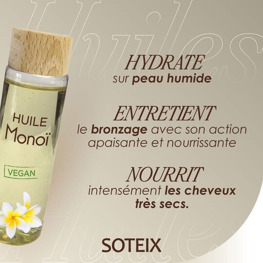 Huile de mono&iuml; de Tahiti non parfum&eacute;e