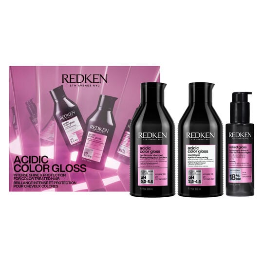 Coffret routine brillance & &eacute;clat couleur Acidic Color Gloss