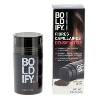 Fibres densifiantes pour cheveux ch&acirc;tain clair