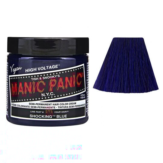 Coloration semi-permanente Manic Panic shocking blue