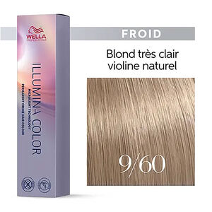 Illumina color 9/60 blond tr&egrave;s clair violine naturel