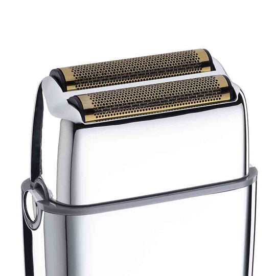 Rasoir professionnel rechargeable en m&eacute;tal FOILFX02 silver