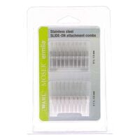 Lot de 2 Sabots pour tondeuse Wahl Ermila Moser 1400 Métal 1,5 et 4,5 mm,  Lot de 2 Sabots pour tondeuse Wahl Ermila Moser 1400 Métal 1,5 et 4,5 mm