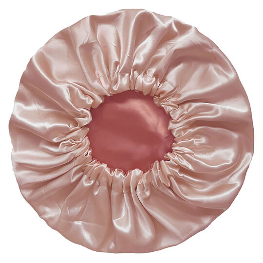 Charlotte en satin rose blush et rose gold