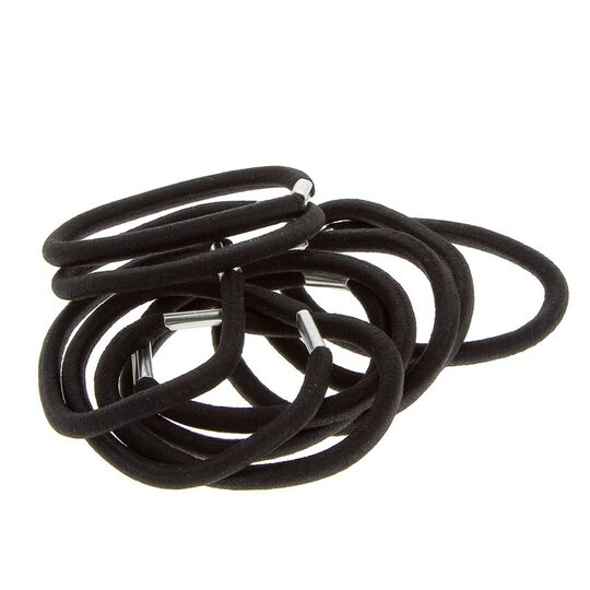 Elastiques m&eacute;tal noirs X 10