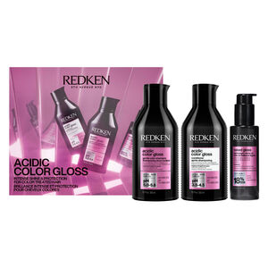 Coffret routine brillance & &eacute;clat couleur Acidic Color Gloss