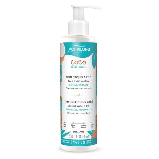 Soin exquis 3-en-1 cheveux secs et texturés Coco d'amour