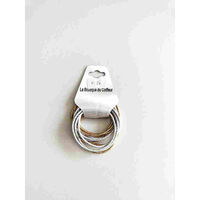 Lot &eacute;lastiques mousse blanc noir beige marron