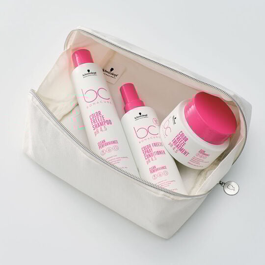Trousse rituel cheveux colorés BC Color Freeze
