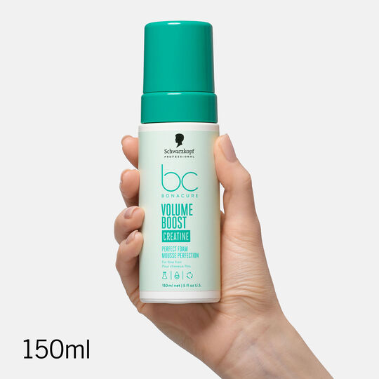 Mousse perfection pour cheveux fins BC Volume Boost