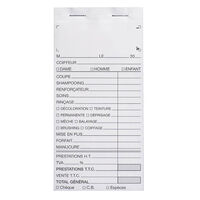 Carnet de caisse avec numéro