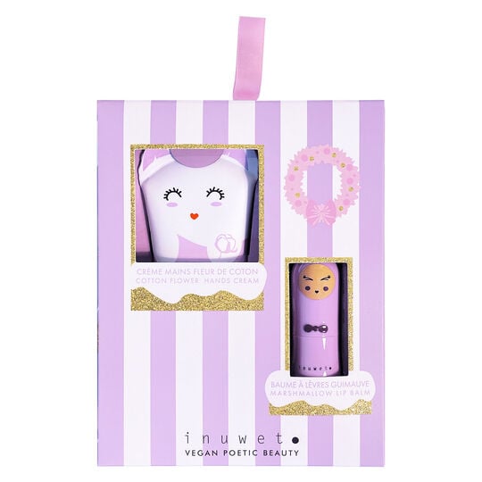 Coffret LI baume &agrave; l&egrave;vres et cr&egrave;me mains