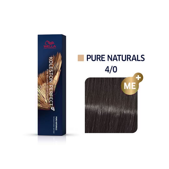 Coloration permanente Koleston Perfect Me+ 4/0 châtain naturel froid