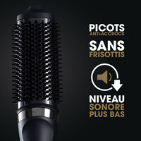 Brosse soufflante 2-en-1 Duet Blowdry noir