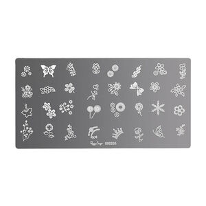 Plaque de stamping nail art 5
