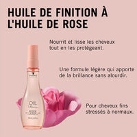Huile de finition Rose pour cheveux fins ou stressés