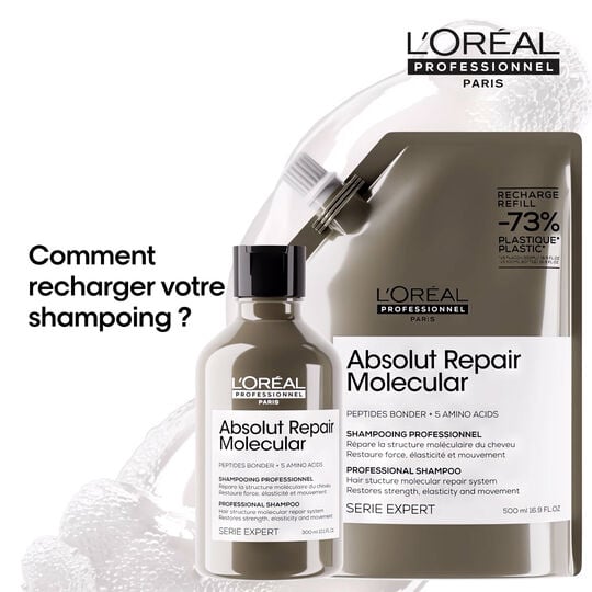 Shampooing r&eacute;parateur Absolut Repair Molecular recharge 500ml