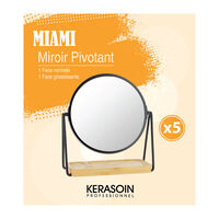 Miroir double face sur pied grossissant x 5 Miami,  Miroir double face sur pied grossissant x 5 Miami