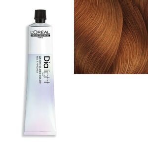 Coloration ton sur ton Dialight 8.43 blond clair cuivr&eacute; dor&eacute;