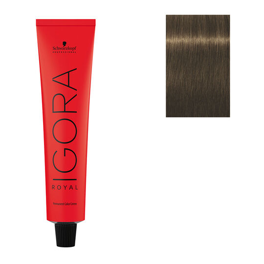 Coloration permanente Igora Royal 6-4 blond fonc&eacute; beige