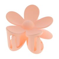 Pince croco fleur rose