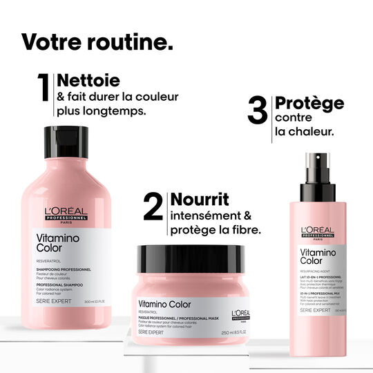 Masque cheveux color&eacute;s Vitamino Color 250 ml