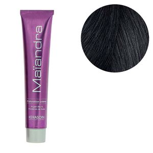 Coloration permanente Maïandra 1.1 noir bleu,  Coloration permanente Maïandra 1.1 noir bleu