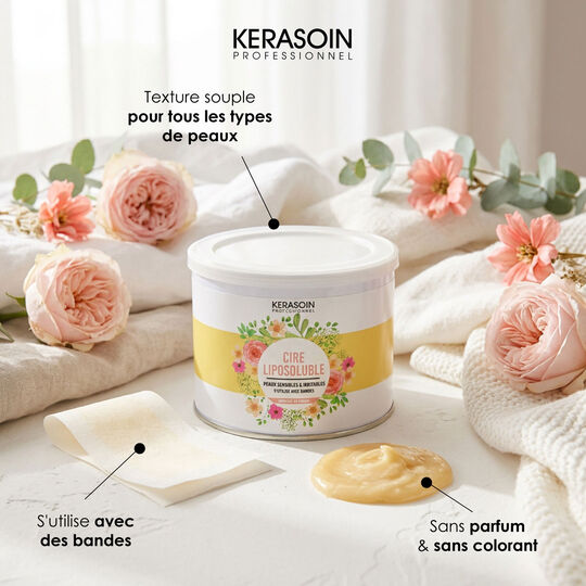 Pot de cire peaux sensibles argan 400ml