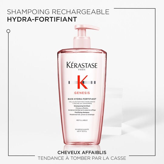 Bain hydra-fortifiant Genesis 500 ml rechargeable