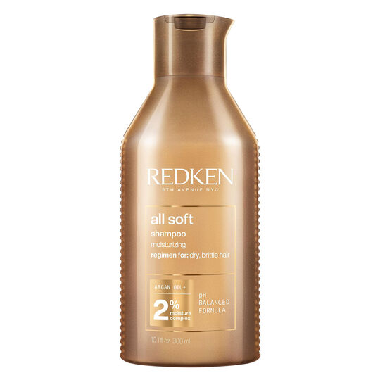 Shampooing hydratant pour cheveux secs et sensibilis&eacute;s All Soft 300 ml