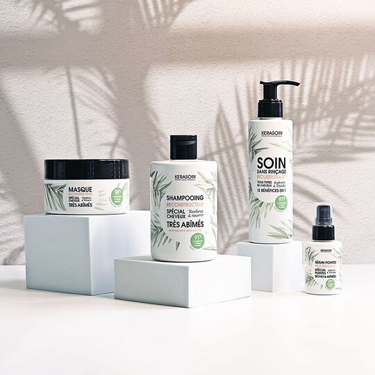 Masque reconstructeur cheveux tr&egrave;s ab&icirc;m&eacute;s Gamme Nature