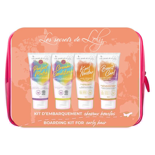 Kit d'embarquement cheveux bouclés