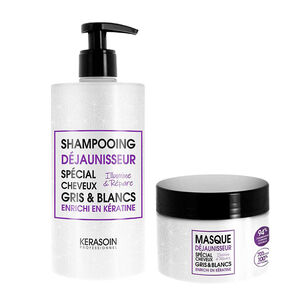Rituel cheveux gris et blancs shampooing et masque,  Rituel cheveux gris et blancs shampooing et masque