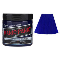 Coloration semi-permanente rockabilly blue