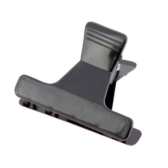 Pince croco simple noire 5,5cm