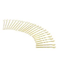 Pince guiche ondulée 4cm dorées