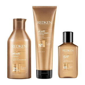 Routine hydratante cheveux secs et r&ecirc;ches All Soft