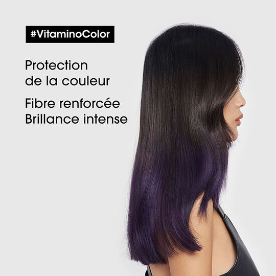 Routine cheveux color&eacute;s Vitamino Color