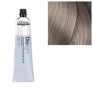 Coloration ton sur ton Dia light Hyaluronic 9.21 milkshake glac&eacute; iris&eacute;