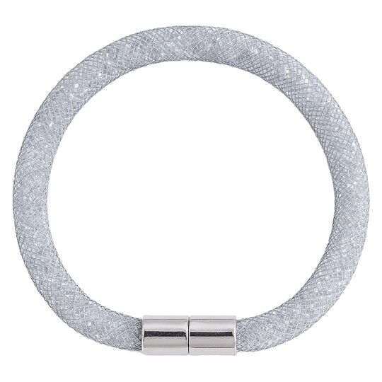Bracelet strass filet gris