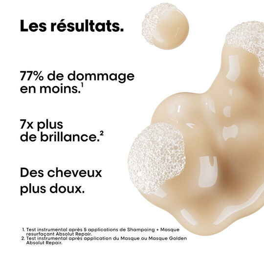 Shampooing restructurant instantané Absolut Repair recharge 500ml