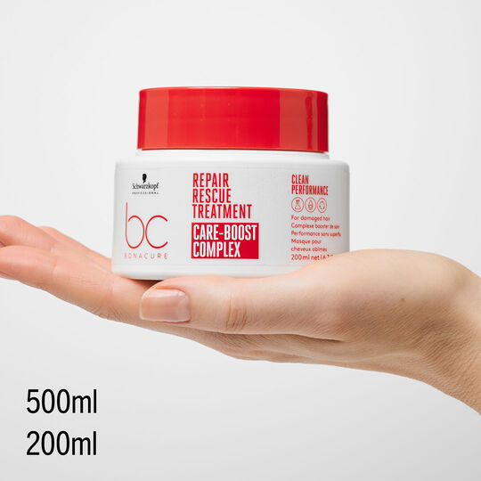 Masque pour cheveux abîmés BC Repair Rescue 200ml,  Masque pour cheveux abîmés BC Repair Rescue 200ml