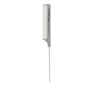 Peigne &agrave; queue m&eacute;tal T261 Argent