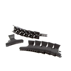 Pince croco x 12 Noir