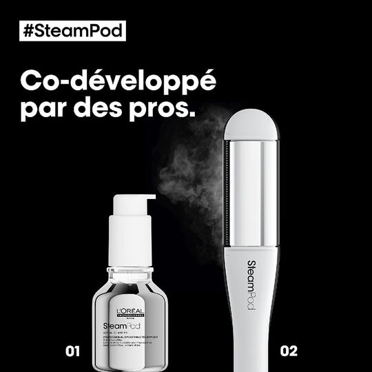 Soin lissant professionnel 3-en-1 SteamPod,  Soin lissant professionnel 3-en-1 SteamPod