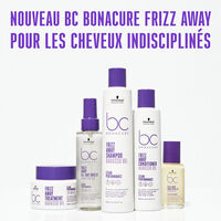 Masque lissant pour cheveux indisciplin&eacute;s BC Frizz Away