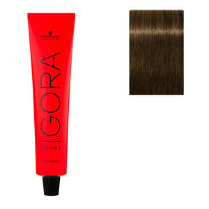 Coloration permanente Igora Royal 6.63 blond fonc&eacute; chocolat mat