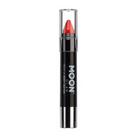 Crayon néon corps et visage Moon Glow rouge,  Crayon néon corps et visage Moon Glow rouge