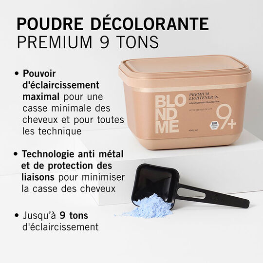 Poudre compacte d&eacute;colorante PPL9+ Blondme 450gr