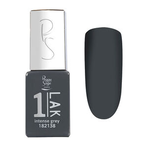 1-LAK vernis semi-permanent 3 en 1 intense grey